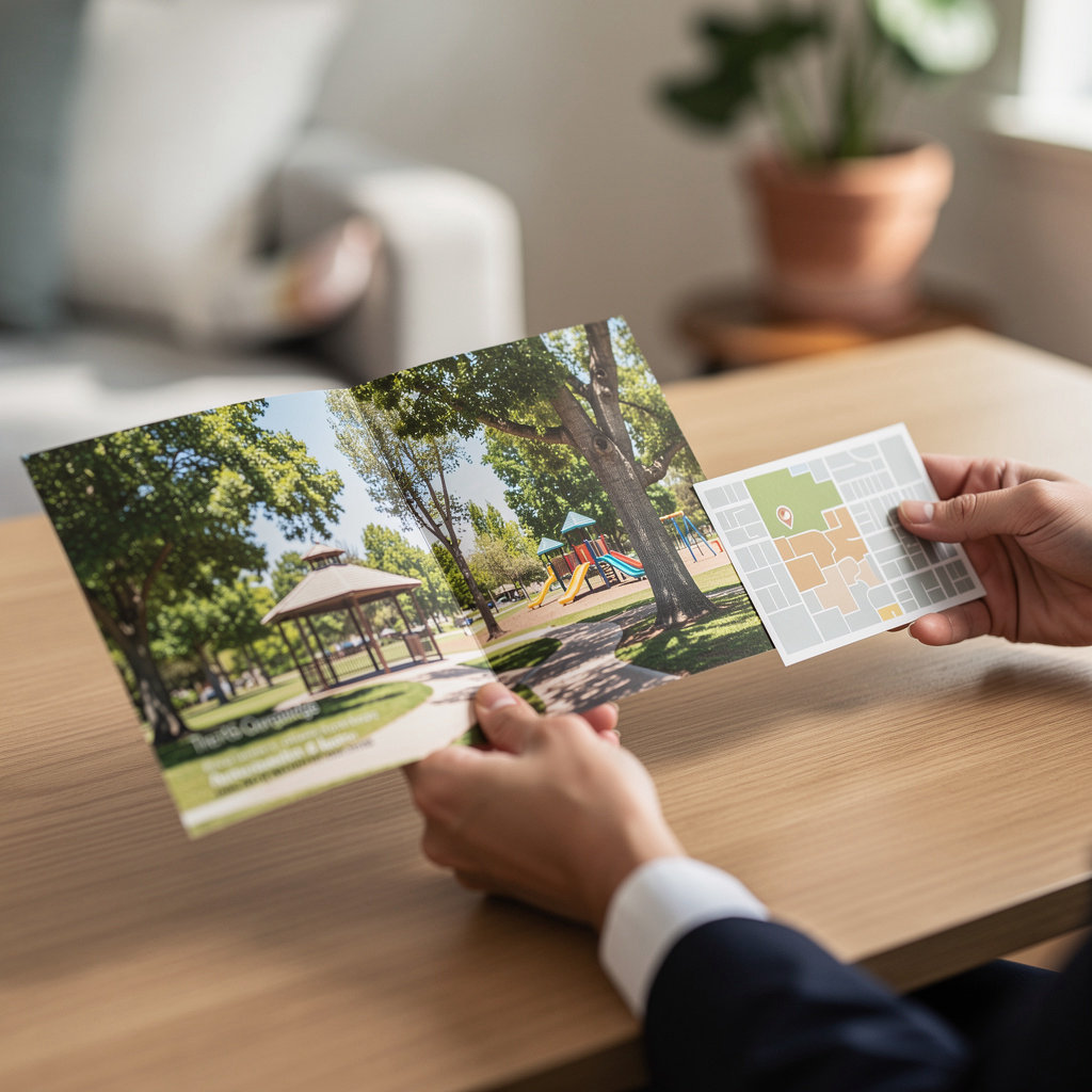 Jade Lee-Duffy - San Diego County Realtor showcasing the family-friendly community and parks in the Stoneridge neighborhood near Old Poway Park